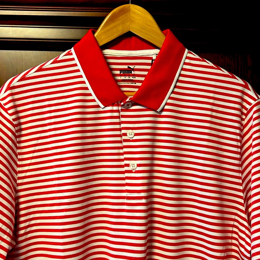 Brand New Puma Golf Polo Enhanced Stretch, Moisture Wicking, Comfort Sportswear!